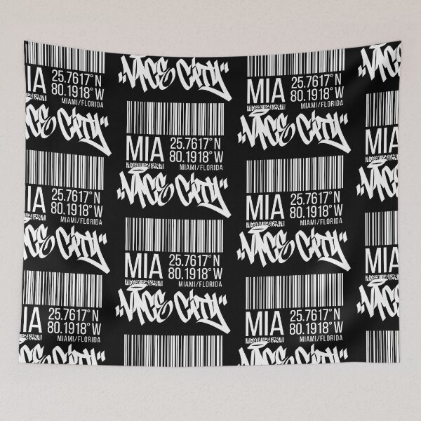 Item preview, Miami, FL (white) designed and sold by ICYMI-DZNS.