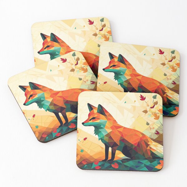 Item preview, Red fox abstract designed and sold by pietrofoto.