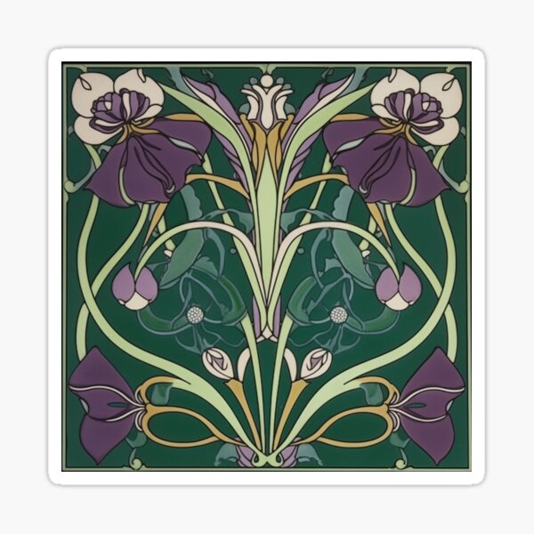 Art Deco Design: Delight | Sticker