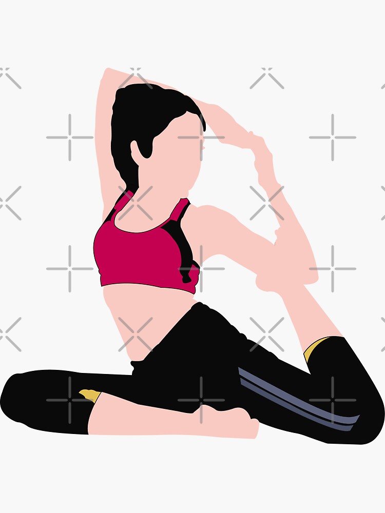 Yoga Pose Artwork | Sticker