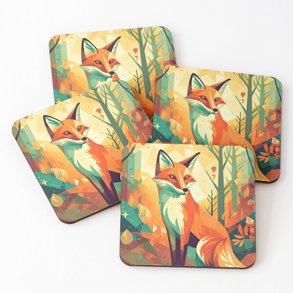 Item preview, Red fox abstract designed and sold by pietrofoto.