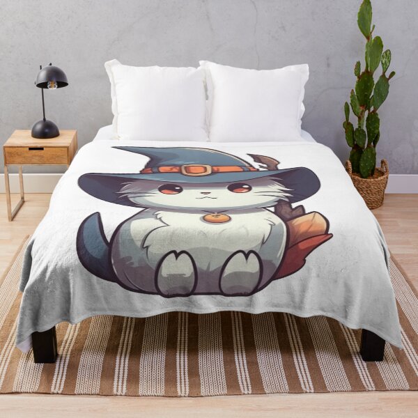 Item preview, Cute Cat Witcher - Kawaii Style designed and sold by KarolloBrand.