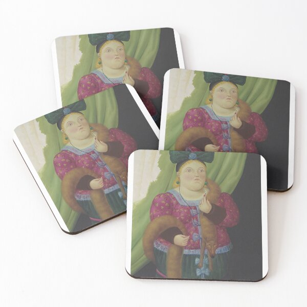 Item preview, Fernando Botero - Society Lady - Exhibition Poster designed and sold by studiofrivolo.