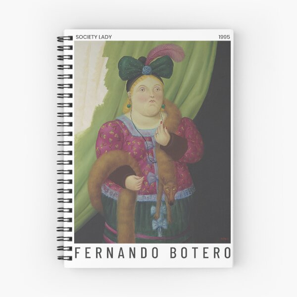 Artikelvorschau, Fernando Botero – Society Lady – Ausstellungsplakat entworfen und verkauft von studiofrivolo.