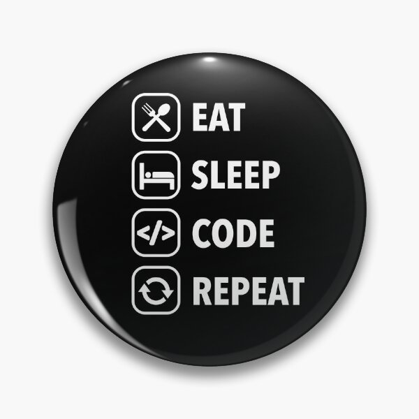 Item preview, Eat sleep code repeat designed and sold by VinagreShop.