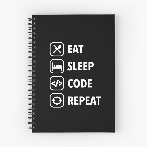 Item preview, Eat sleep code repeat designed and sold by VinagreShop.