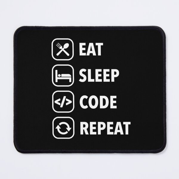 Item preview, Eat sleep code repeat designed and sold by VinagreShop.