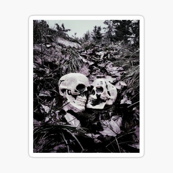 Skulls Eternal Love Sticker
