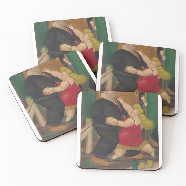 Item preview, Fernando Botero - Dancing Couple - Exhibition Poster designed and sold by studiofrivolo.