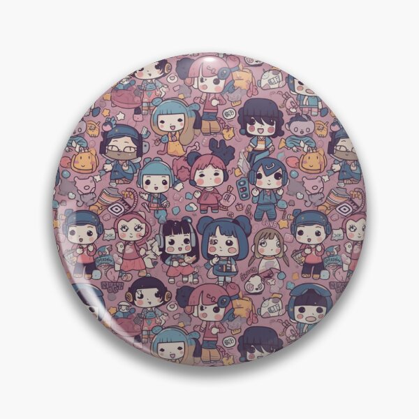 Item preview, Kawaii K-Pop - Cute K-Pop Pattern designed and sold by Reimagining  Images.