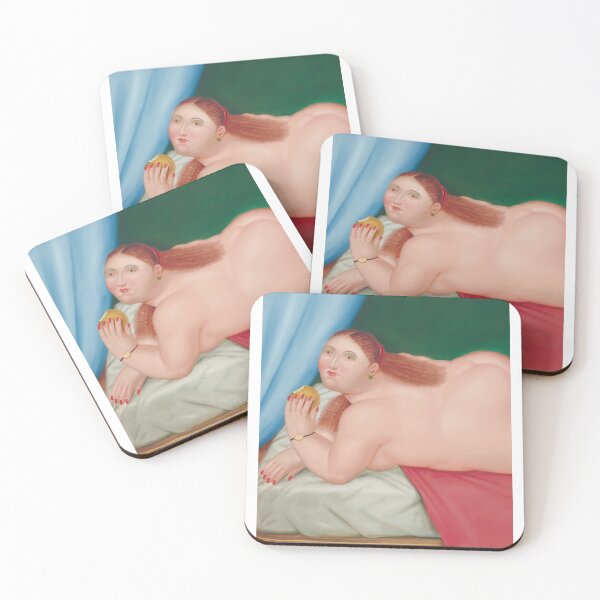 Item preview, Copy of Fernando Botero - Colombiana Comiendo Manzana - Exhibition Poster designed and sold by studiofrivolo.