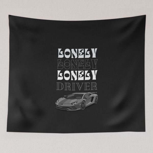 Item preview, Lonely Driver designed and sold by ZubiyaArt.