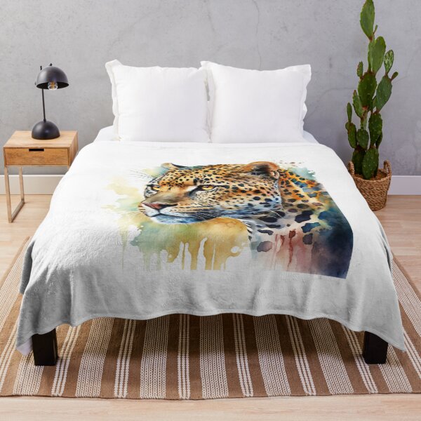 Item preview, Beautiful Jaguar Watercolour Portrait designed and sold by Adios65.