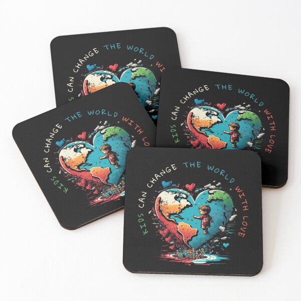 Item preview, Kids Can Change The World With Love. designed and sold by DiamondPixel.