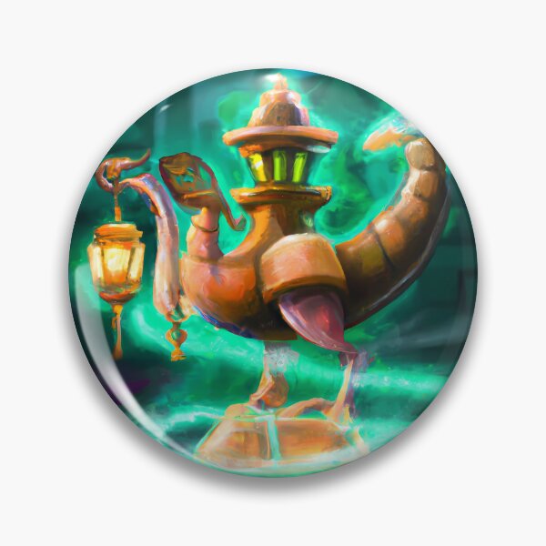 Item preview, Lamp Genie In Cyberpunk Universe designed and sold by KalipsoArt.