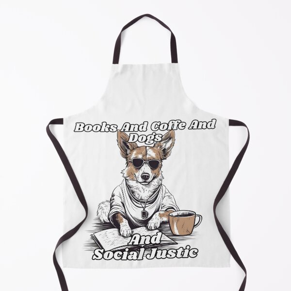 Item preview, Books And Coffe And Dogs And Social Justic #2 designed and sold by ImprintPro.