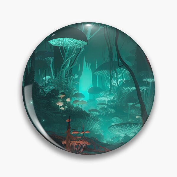Item preview, Glowing Mysteries of Alien Forests designed and sold by PrintCove.