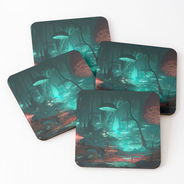 Item preview, Glowing Mysteries of Alien Forests designed and sold by PrintCove.
