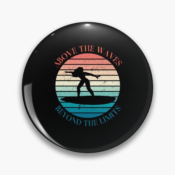 Item preview, Surfing - Above The Waves, Beyond The Limits - women designed and sold by Laugh-Lines.