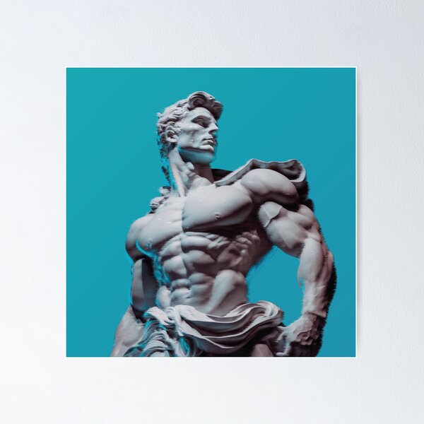 Sensitive Touch Poster - Marble statue 