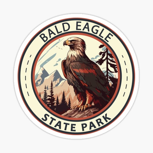 Item preview, Bald Eagle State Park Pennsylvania Bald Eagle Badge designed and sold by KrisSidDesigns.