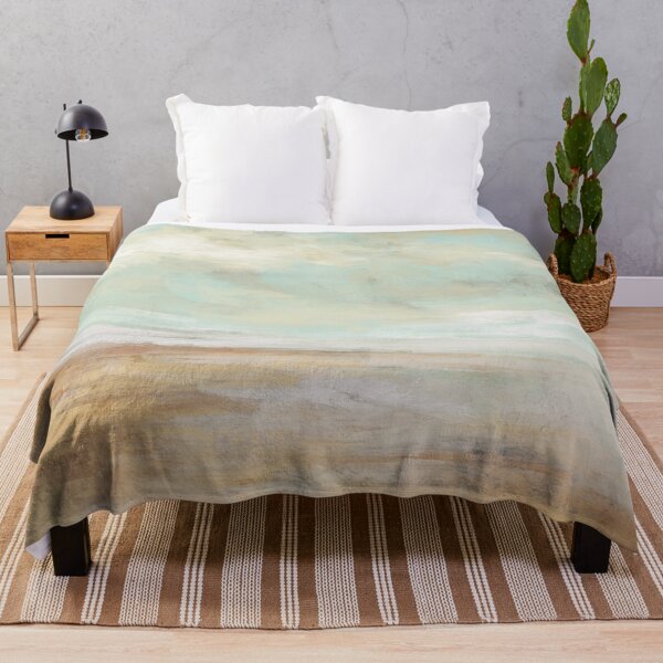 Item preview, Beach wall art, modern contemporary painting designed and sold by Melindabythesea.