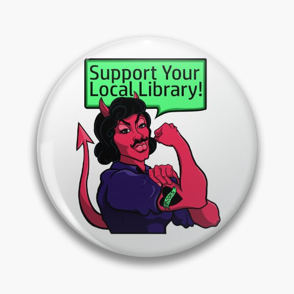 Item preview, Dewey Demonica Wants YOU to Fight Censorship! designed and sold by AKA-Wally.