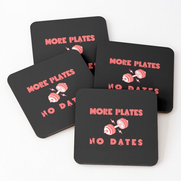Item preview, More Plates No Dates Gym Fitness Bodybuilding  designed and sold by TeePassion.