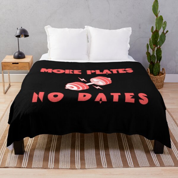 Item preview, More Plates No Dates Gym Fitness Bodybuilding  designed and sold by TeePassion.