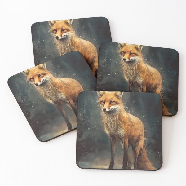 Item preview, Fox painting designed and sold by pietrofoto.