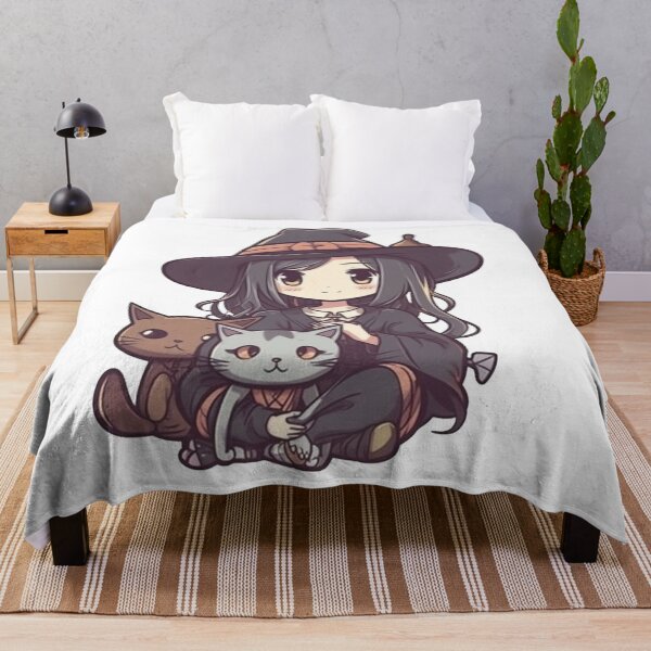 Item preview, Cute Cat Witcher - Kawaii Style designed and sold by KarolloBrand.