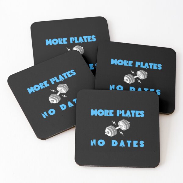 Item preview, More Plates No Dates Gym Fitness Bodybuilding  designed and sold by TeePassion.