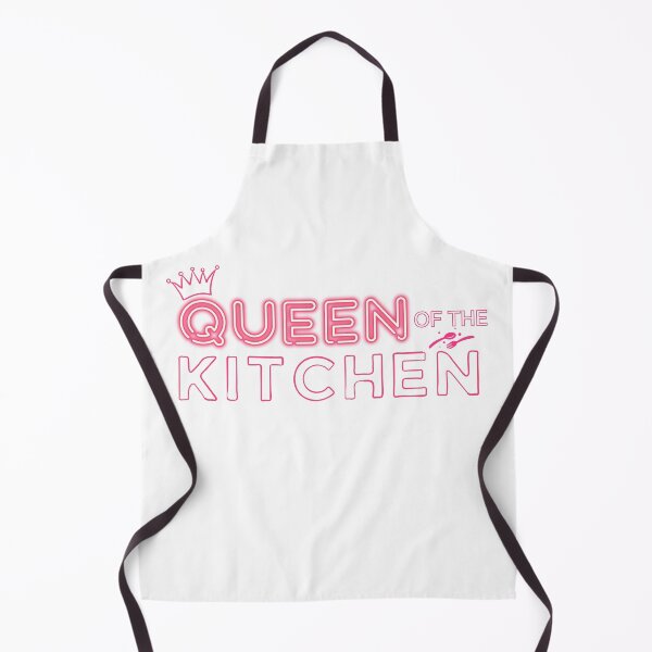 Item preview, Cute pink design with the text Queen of the Kitchen. designed and sold by KortsaCrea.
