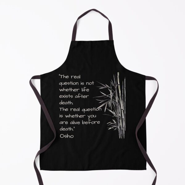 Item preview, The real question is ... Osho quote designed and sold by RetComly.