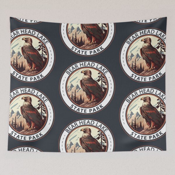 Item preview, Bear Head Lake State Park Minnesota Bald Eagle Badge designed and sold by KrisSidDesigns.