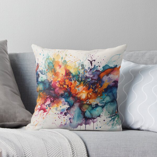 Item preview, watercolor splashes hand drawn designed and sold by buruburubur.
