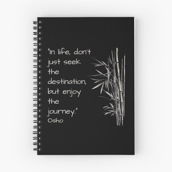 Item preview, In life, don't just seek the destination, but enjoy the journey - Osho quote designed and sold by RetComly.