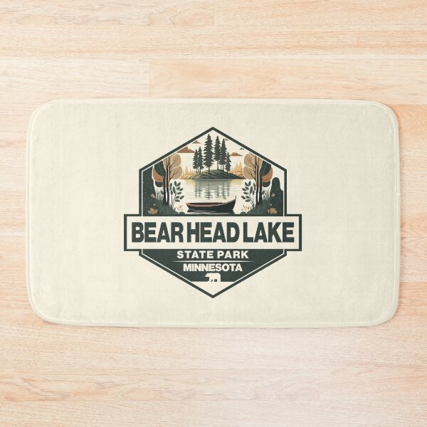 Item preview, Bear Head Lake State Park Minnesota Travel Art Badge designed and sold by KrisSidDesigns.