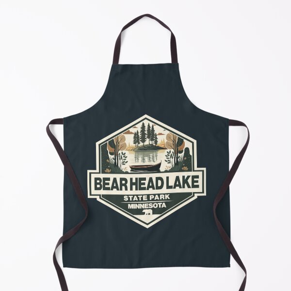 Item preview, Bear Head Lake State Park Minnesota Travel Art Badge designed and sold by KrisSidDesigns.