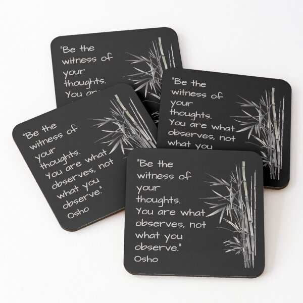 Item preview, Be the witness of your thoughts ... Osho quote designed and sold by RetComly.