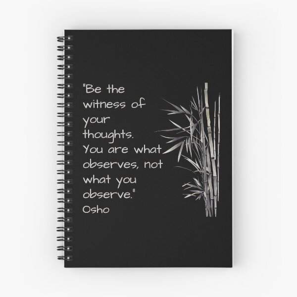 Item preview, Be the witness of your thoughts ... Osho quote designed and sold by RetComly.