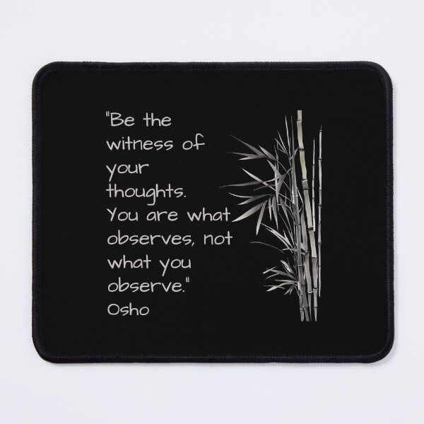 Item preview, Be the witness of your thoughts ... Osho quote designed and sold by RetComly.