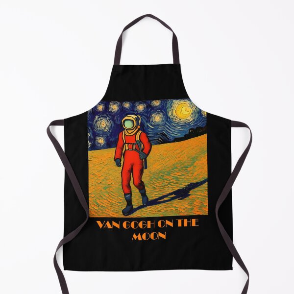 Item preview, Van Gogh Alive astronaut walks on the moon designed and sold by Teescount.