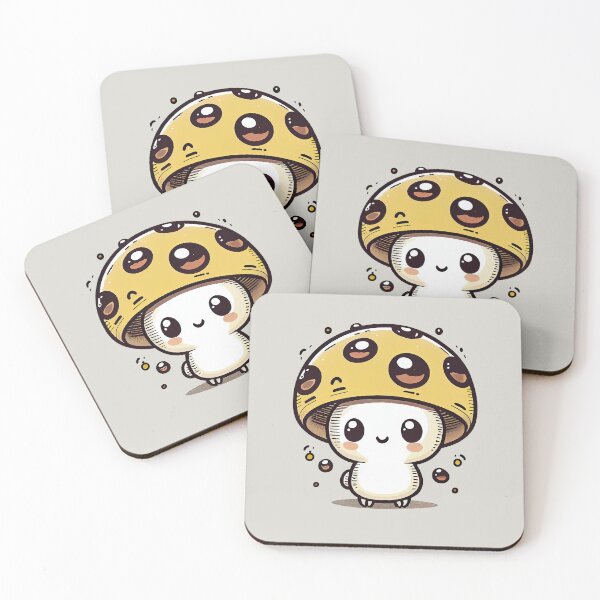 Artikelvorschau, cute kawaii colorful mushroom entworfen und verkauft von Quiki.