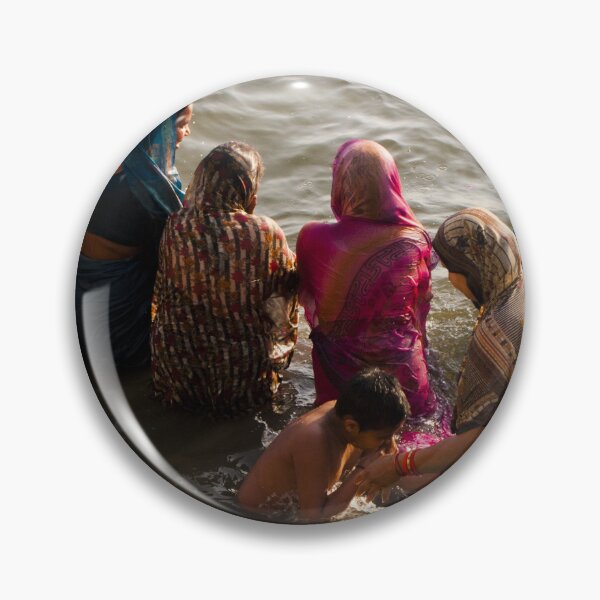 Item preview, Women bathing in the holy river Ganges in India designed and sold by GDDO.
