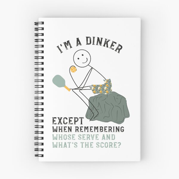 Item preview, Mens Pickleball Pun I'm a Dinker Thinker designed and sold by whyitsme.