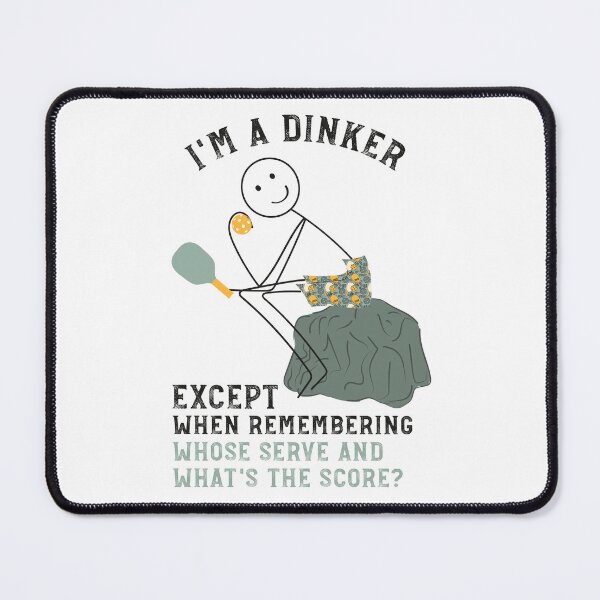 Item preview, Mens Pickleball Pun I'm a Dinker Thinker designed and sold by whyitsme.