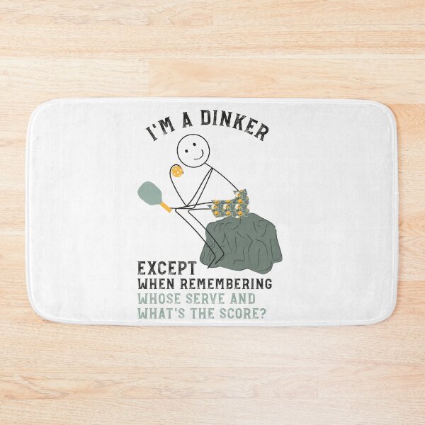 Item preview, Mens Pickleball Pun I'm a Dinker Thinker designed and sold by whyitsme.