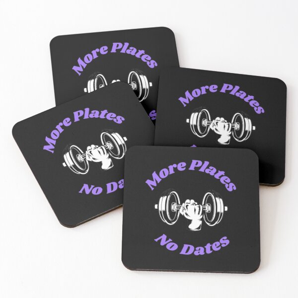 Item preview, More Plates No Dates Gym Fitness Bodybuilding  designed and sold by TeePassion.