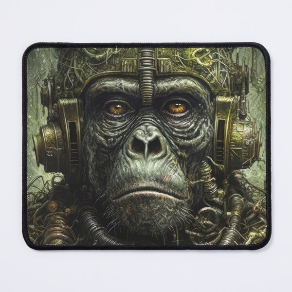 Item preview, Biomechanical Steampunk Ape 1 designed and sold by Earth Celebration Designs.
